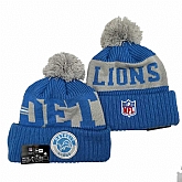 Detroit Lions Team Logo Knit Hat YD (16),baseball caps,new era cap wholesale,wholesale hats